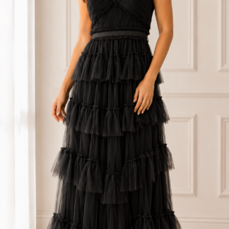Vestido Betsy and Adam #A25697BLK